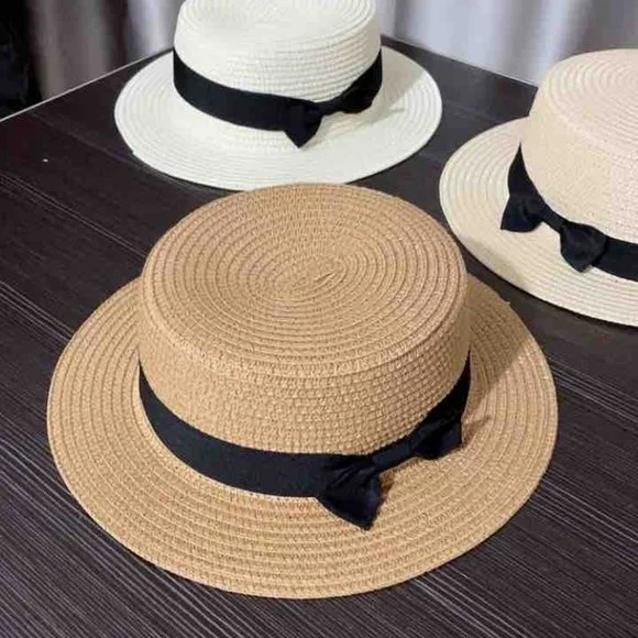 New summer seaside resort straw hat - Picture 4 of 5